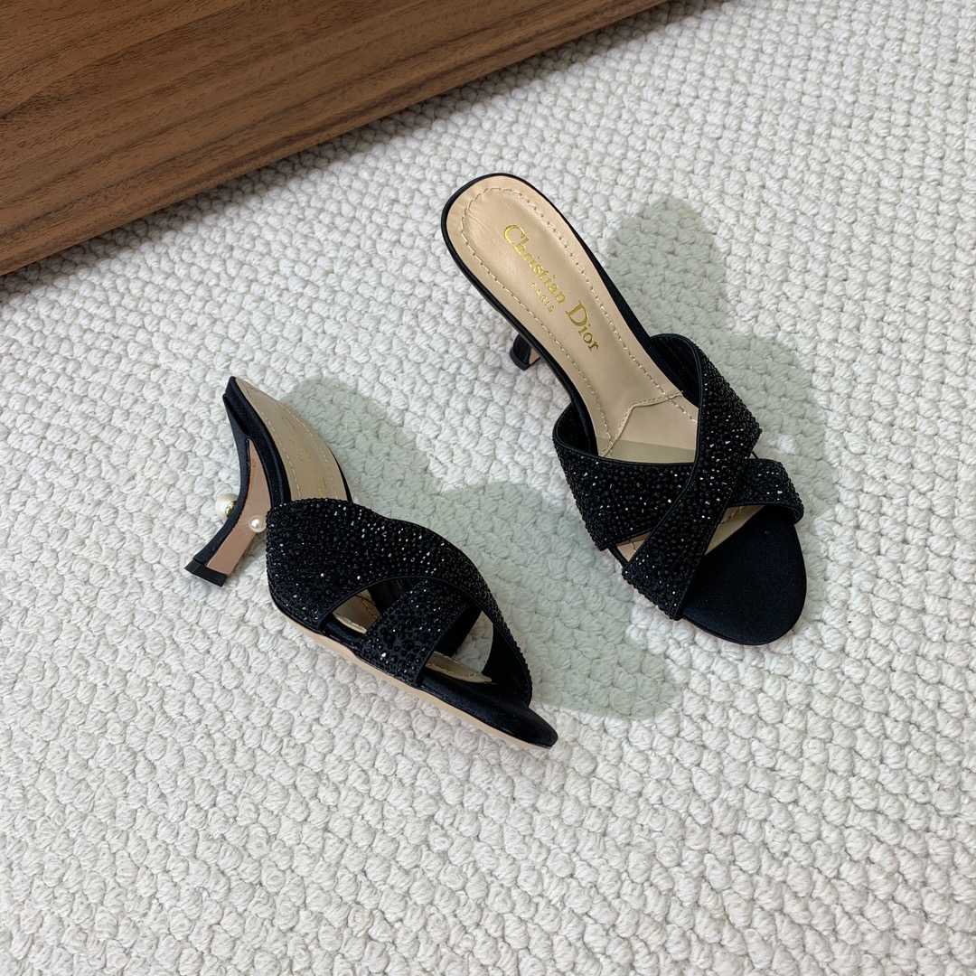 Dior Tribales Heeled Slide - DopestKickz