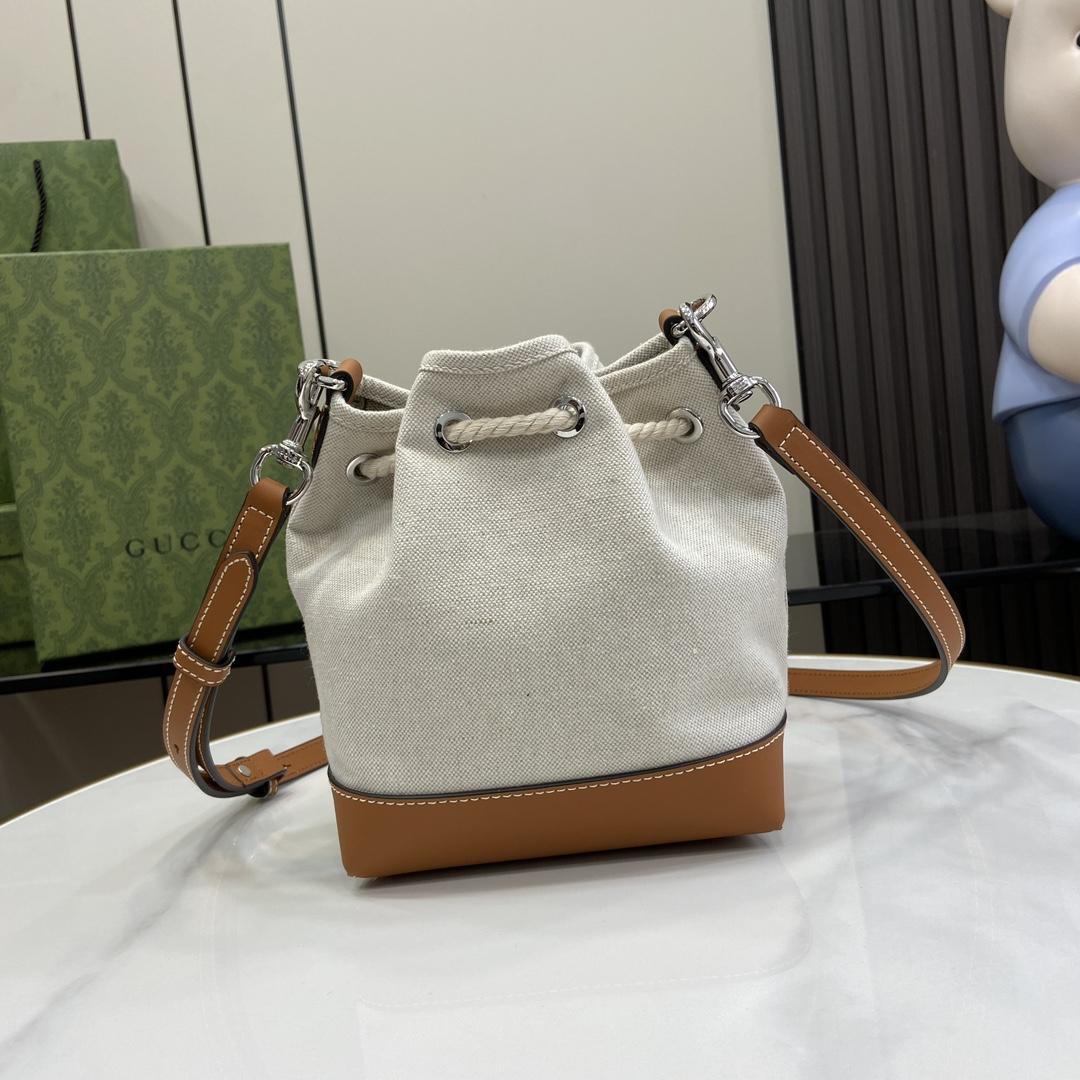 Gucci Mini Shoulder Bag With Gucci Print - DopestKickz