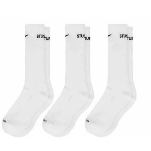 Nike x Stussy Everyday Plus Crew Socks /Box - DopestKickz