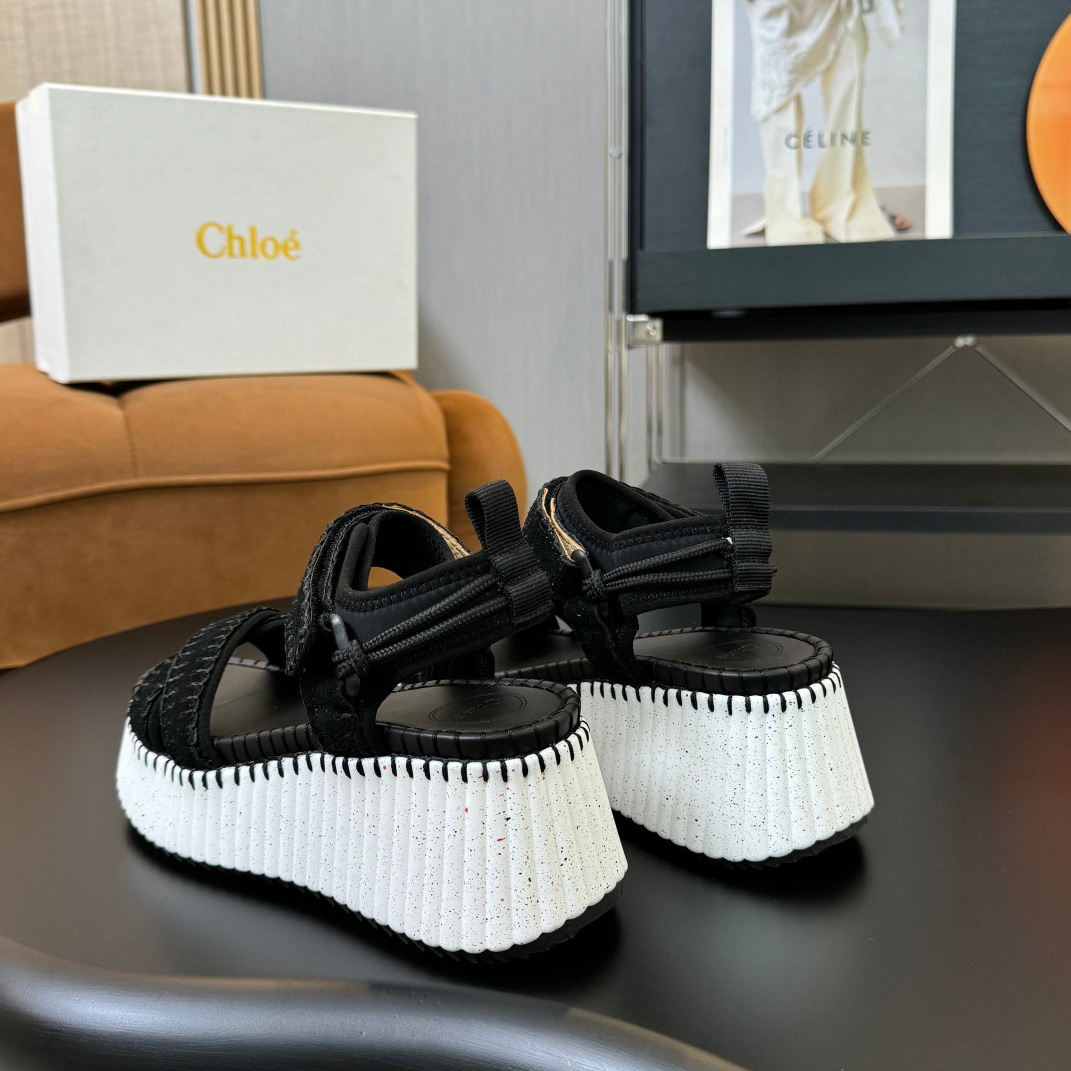 Chloe Nama Wedge Sandal - DopestKickz
