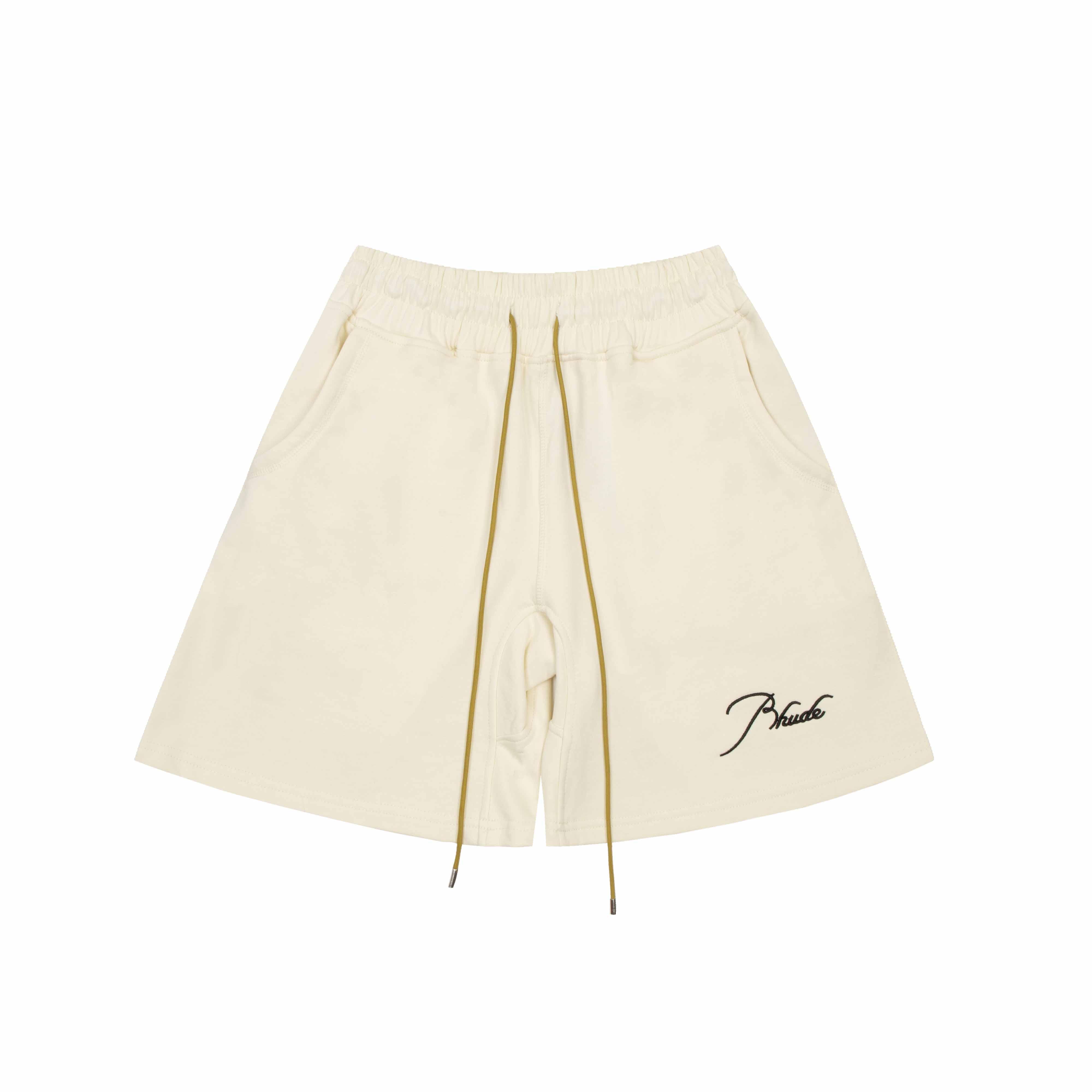 Rhude Logo-embroidered Track Shorts - DopestKickz