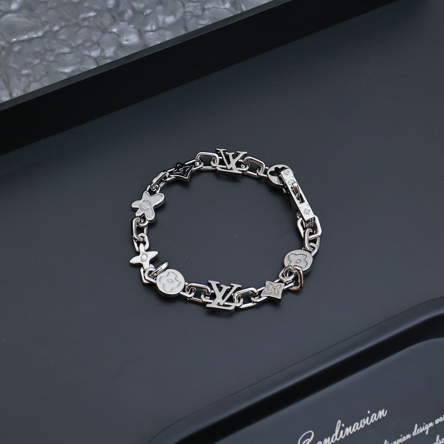 Louis Vuitton Monogram Craggy Bracelet   M1596M - DopestKickz