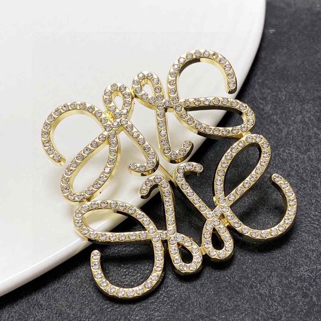 Loewe Anagram Brooch - DopestKickz