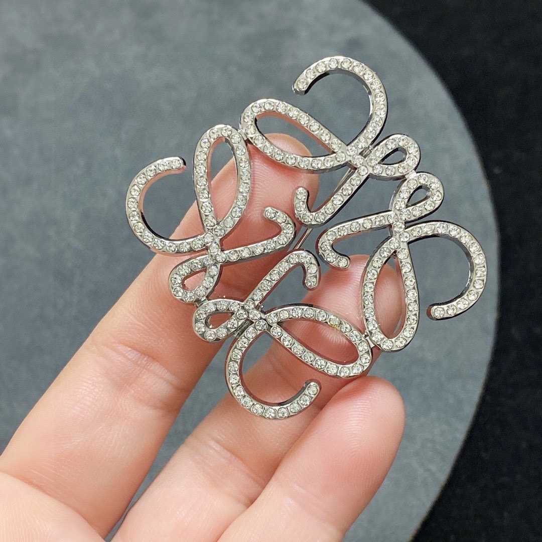 Loewe Anagram Brooch - DopestKickz