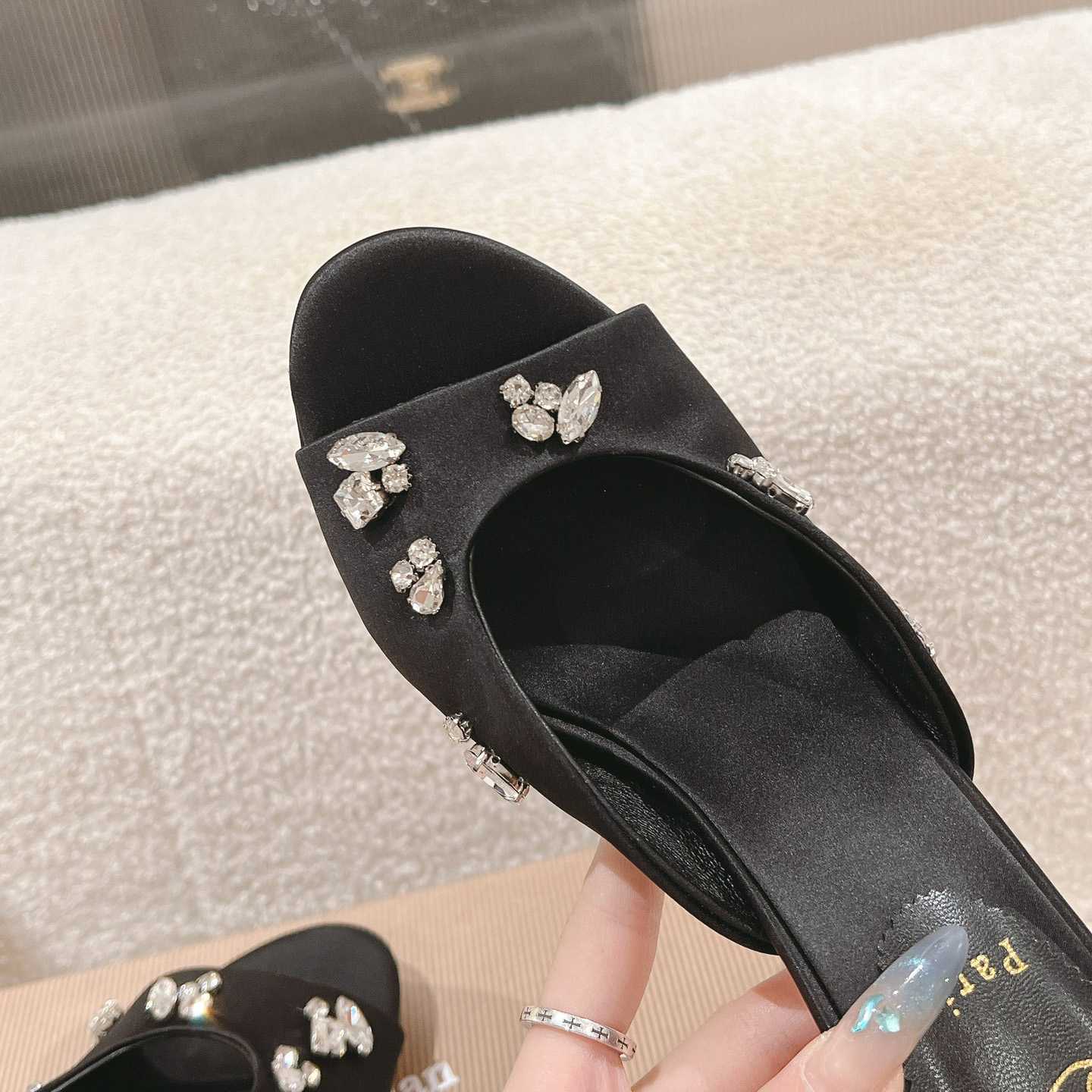 Christian Louboutin Degraqueen 85mm Satin Mules - DopestKickz