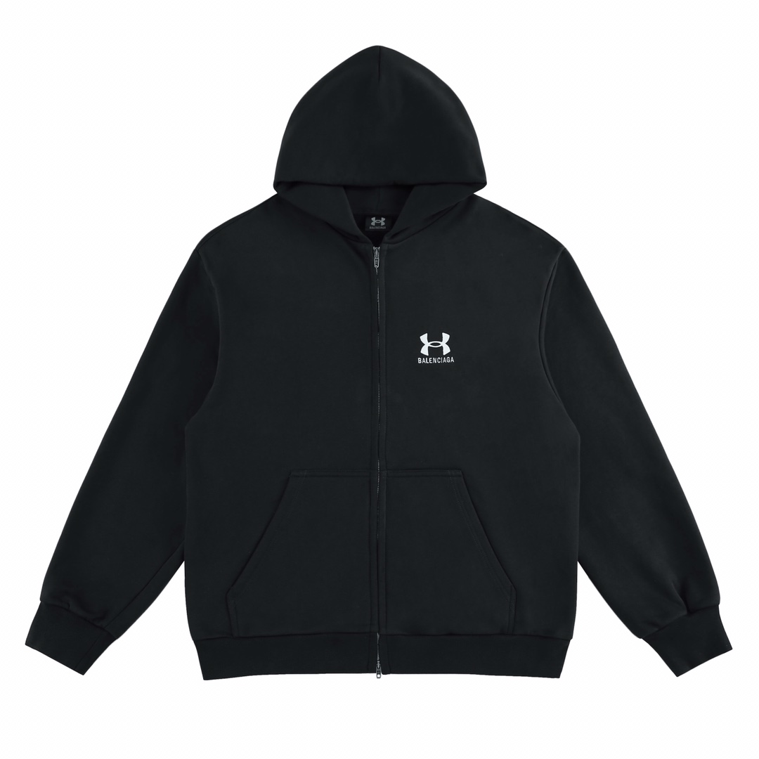 Balenciaga x Under Armour Zip-Up Hoodie Regular Fit - DopestKickz