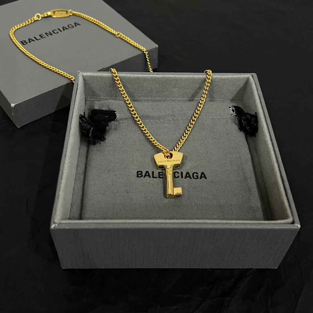 Balenciaga Amour Key Necklace  - DopestKickz
