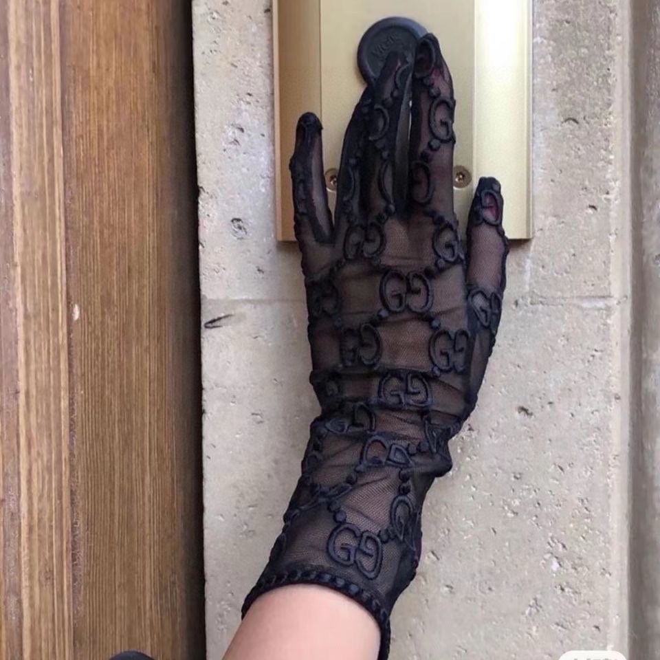 Gucci Tulle Gloves With GG Motif - DopestKickz