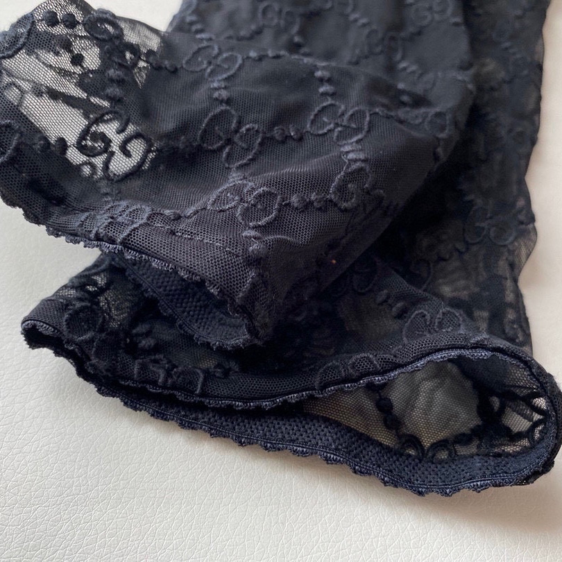 Gucci Tulle Gloves With GG Motif - DopestKickz