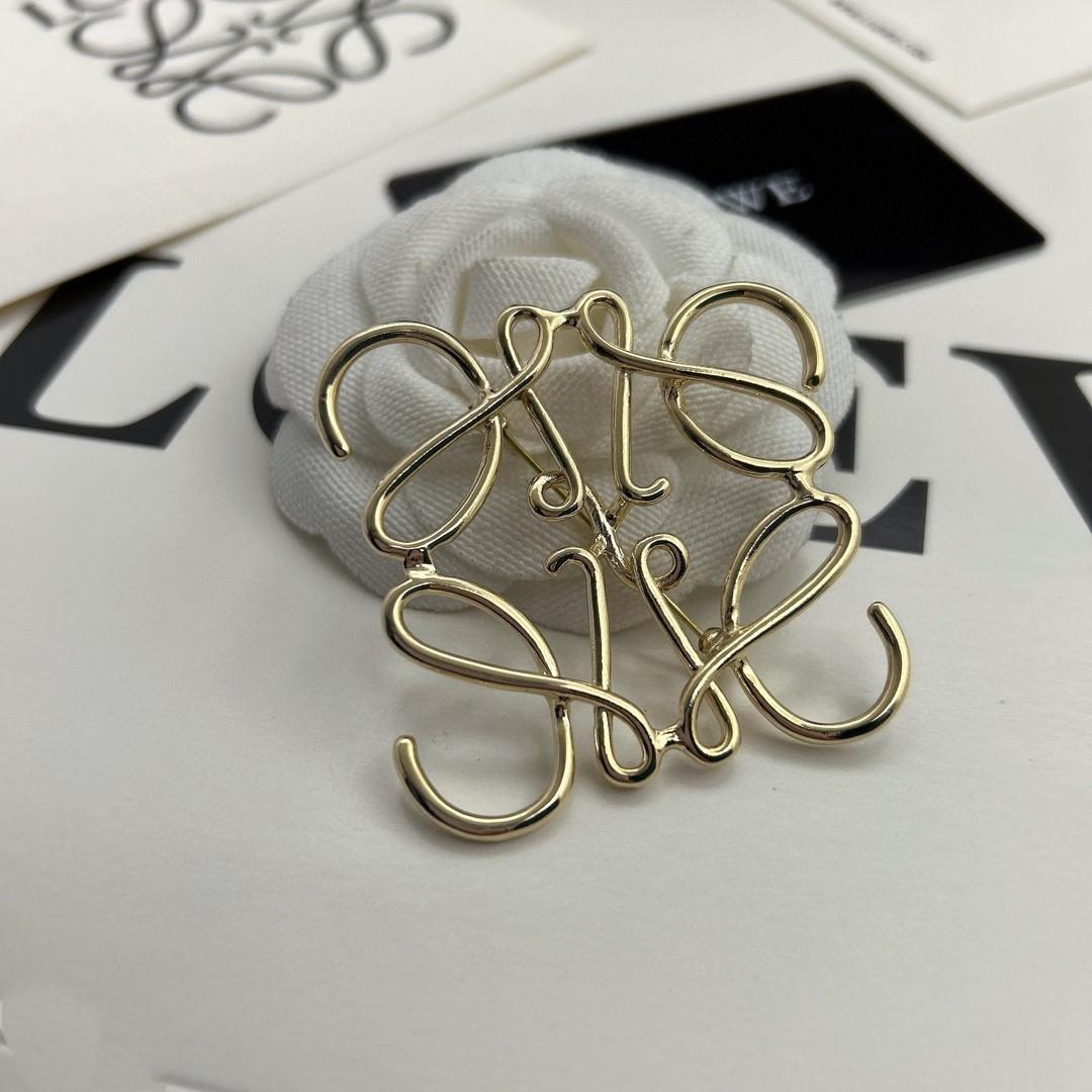 Loewe Anagram Brooch - DopestKickz