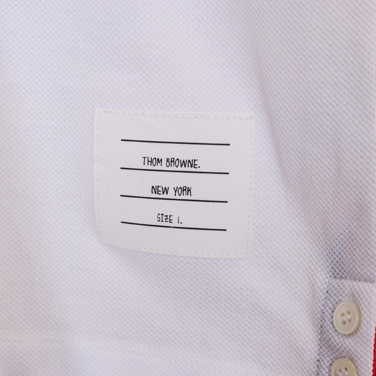 Thom Browne Classic Pique 4-Bar Short Sleeve Polo  2091 - DopestKickz