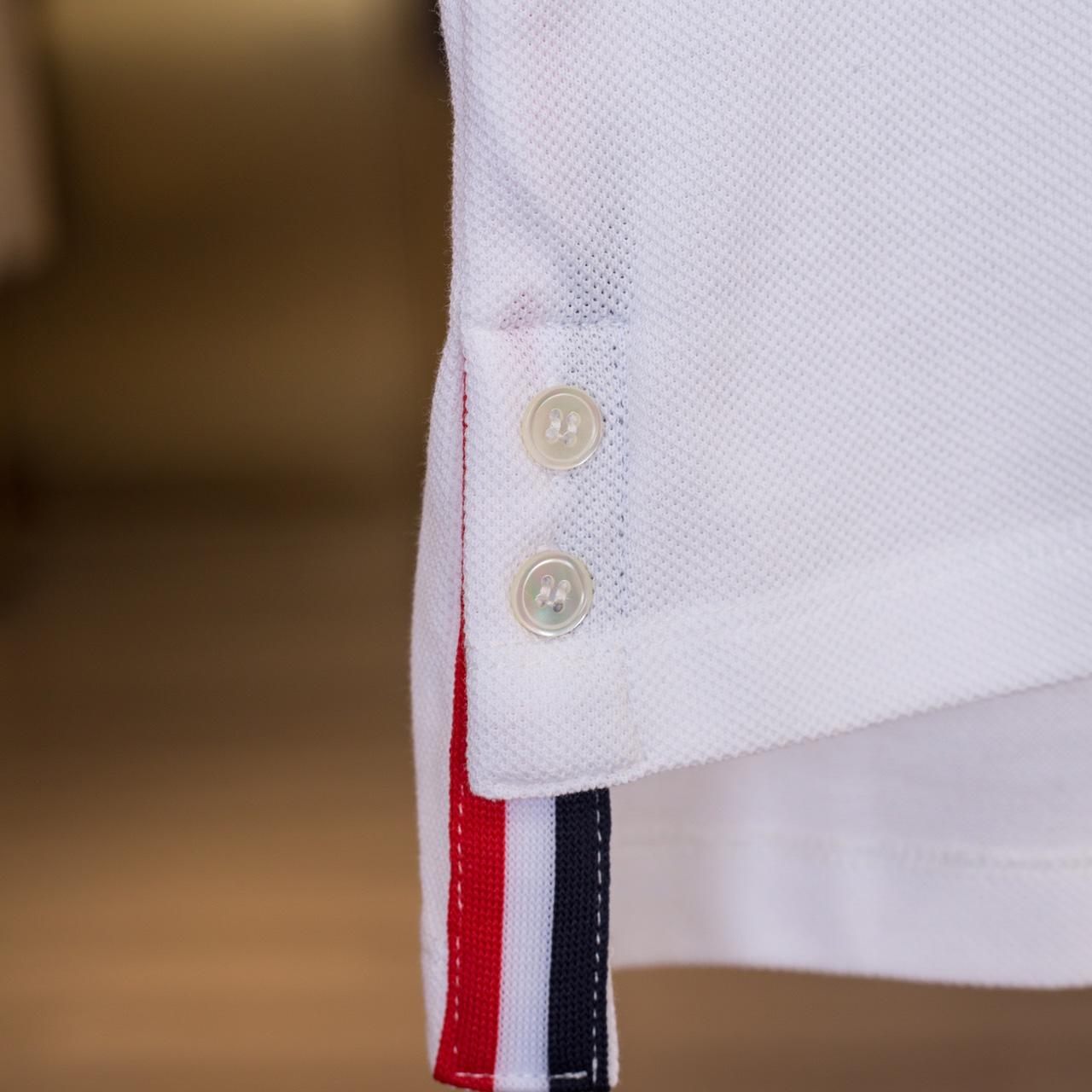Thom Browne Classic Pique 4-Bar Short Sleeve Polo  2091 - DopestKickz