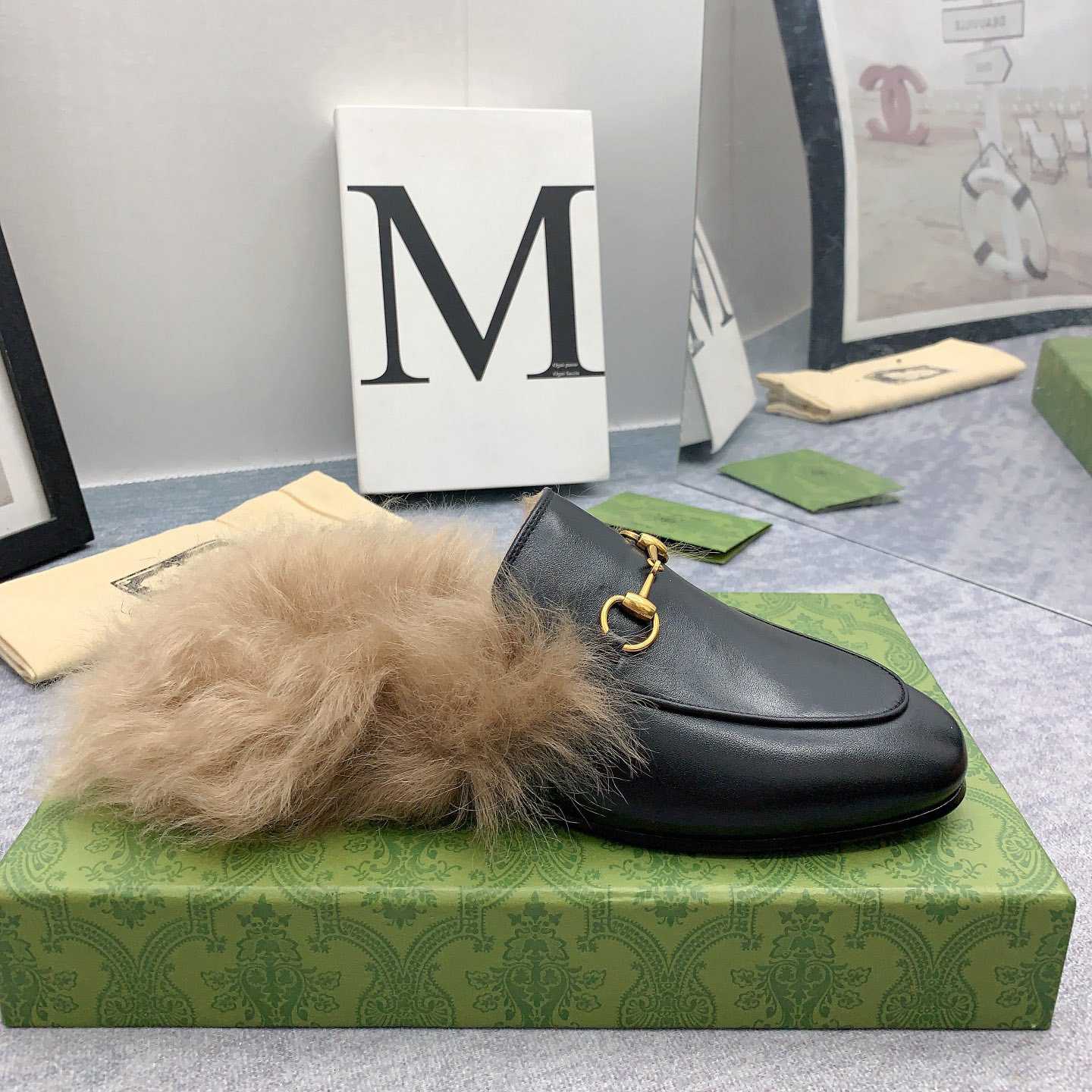 Gucci Fur Loafers - DopestKickz