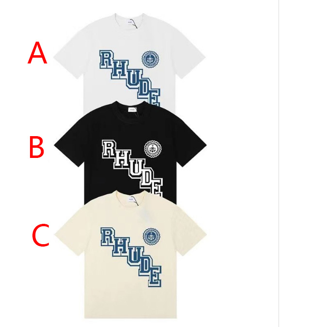 Rhude Collegiate Crest Tee - DopestKickz