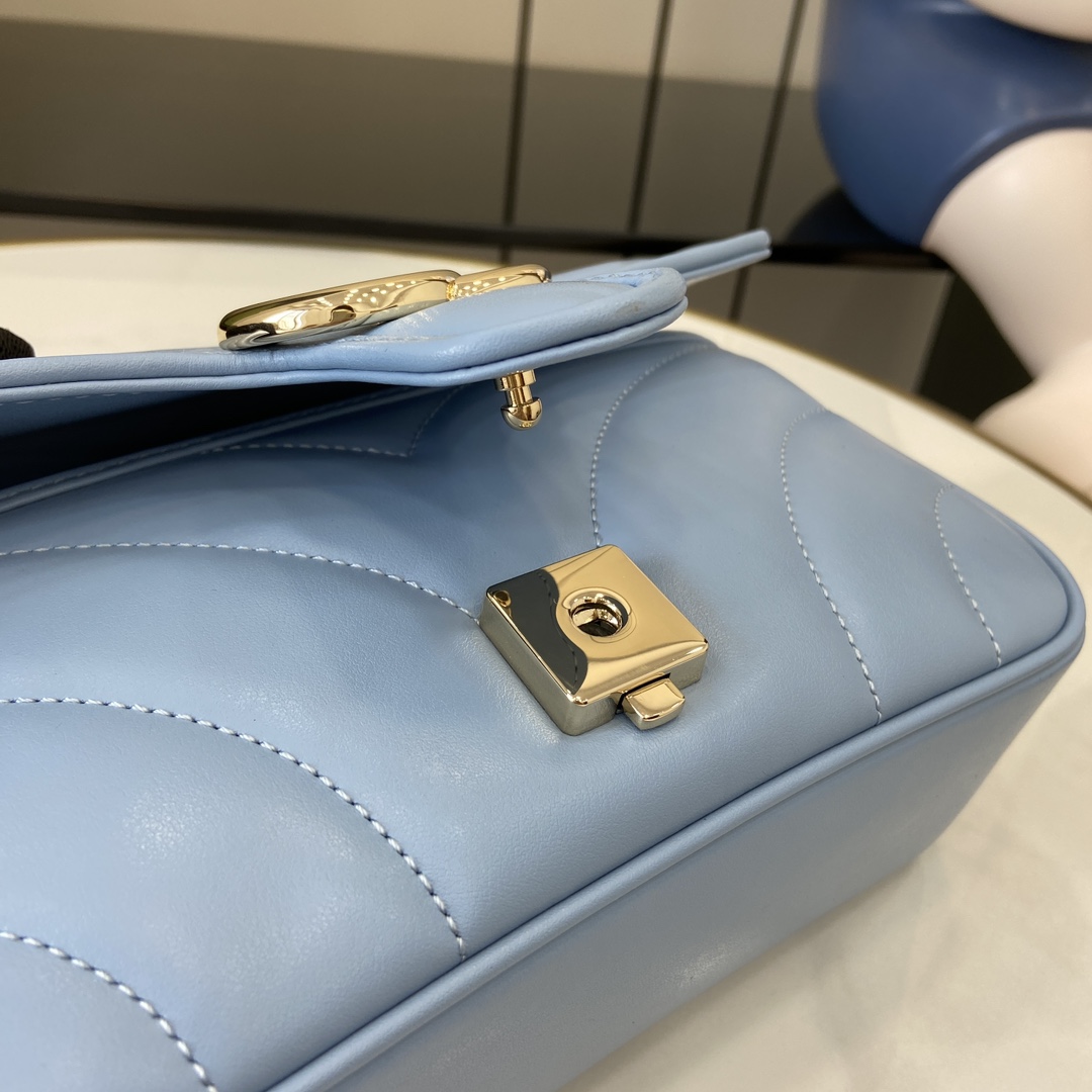 Gucci GG Marmont Mini Shoulder Bag - DopestKickz