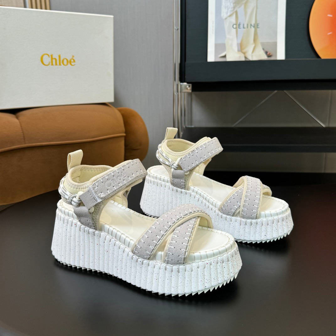 Chloe Nama Wedge Sandal - DopestKickz