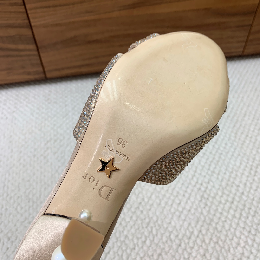 Dior Tribales Heeled Slide - DopestKickz