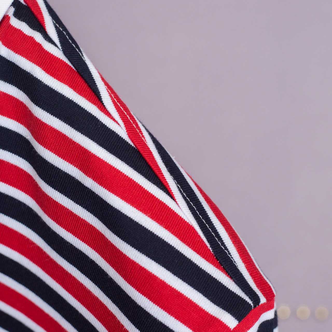 Thom Browne Striped Cotton-jersey Polo  1897 - DopestKickz