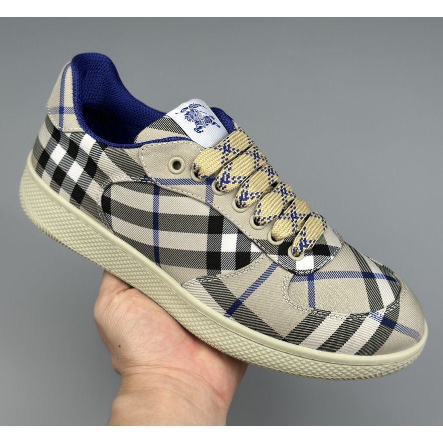 Burberry Check Terrace Sneakers - DopestKickz
