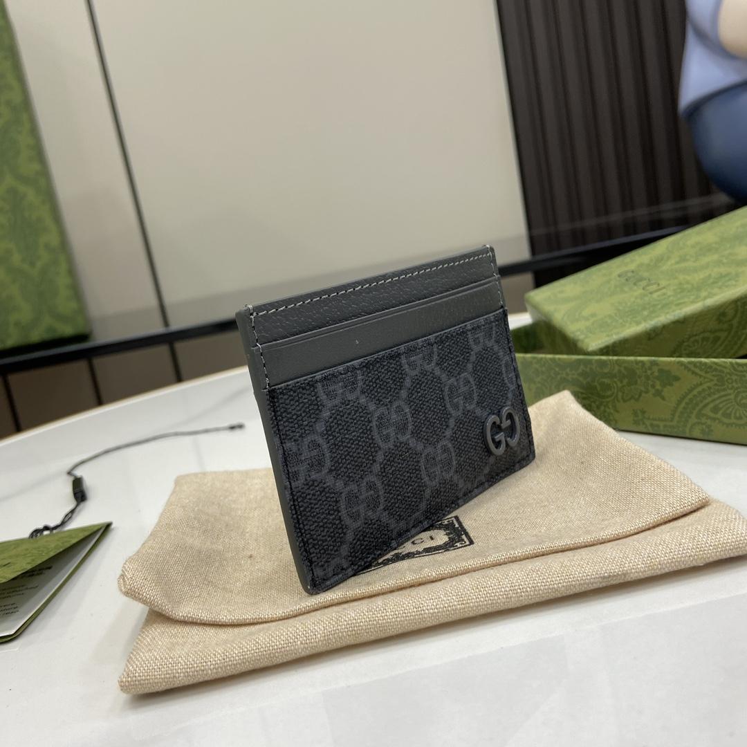 Gucci GG Card Case With GG Detail - DopestKickz