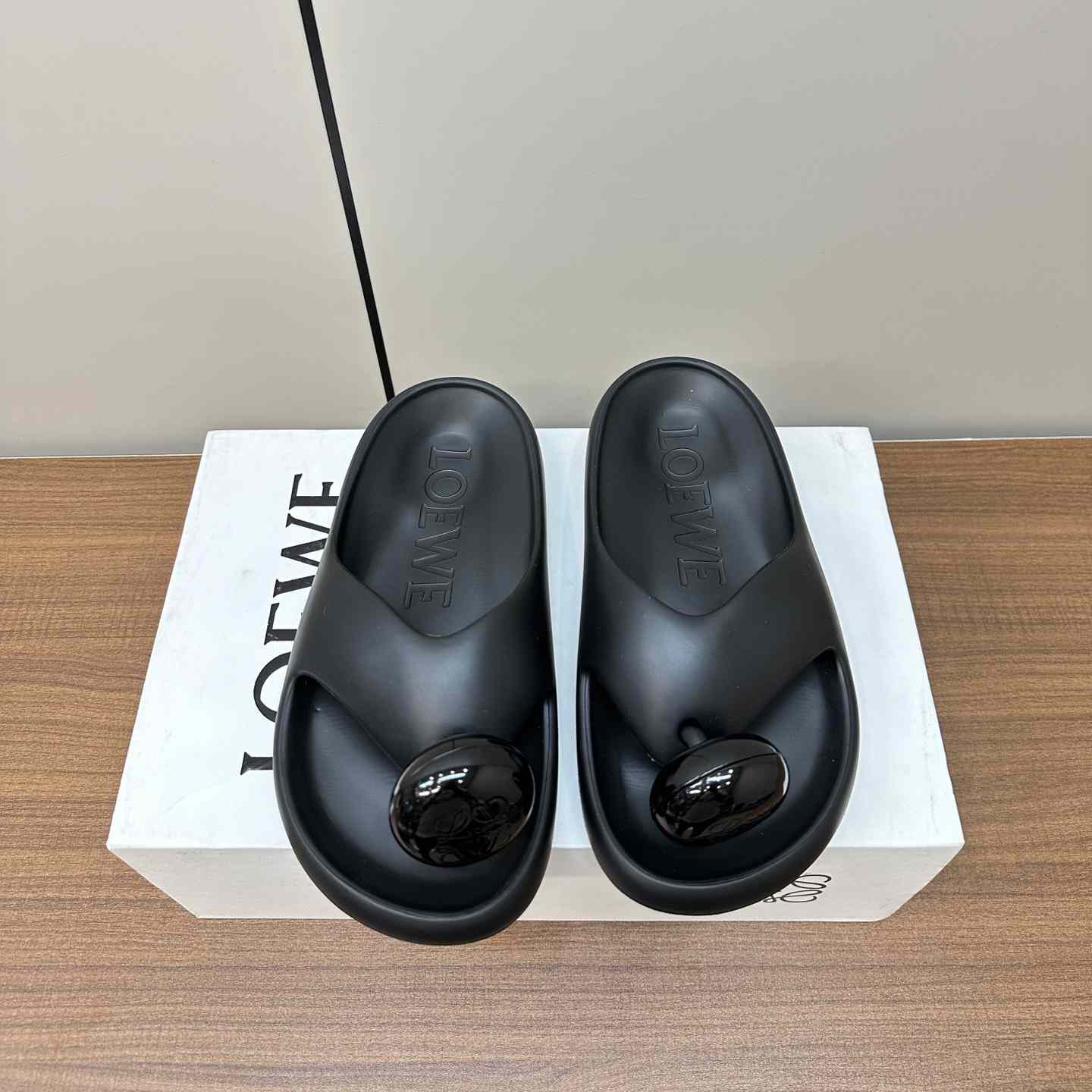 Loewe Paula's Ibiza Bubble Rubber Thong Sandals - DopestKickz