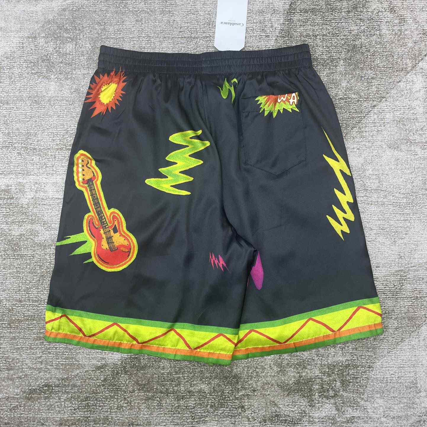 Casablanca Graphic-print Silk Shorts    CA3470 - DopestKickz