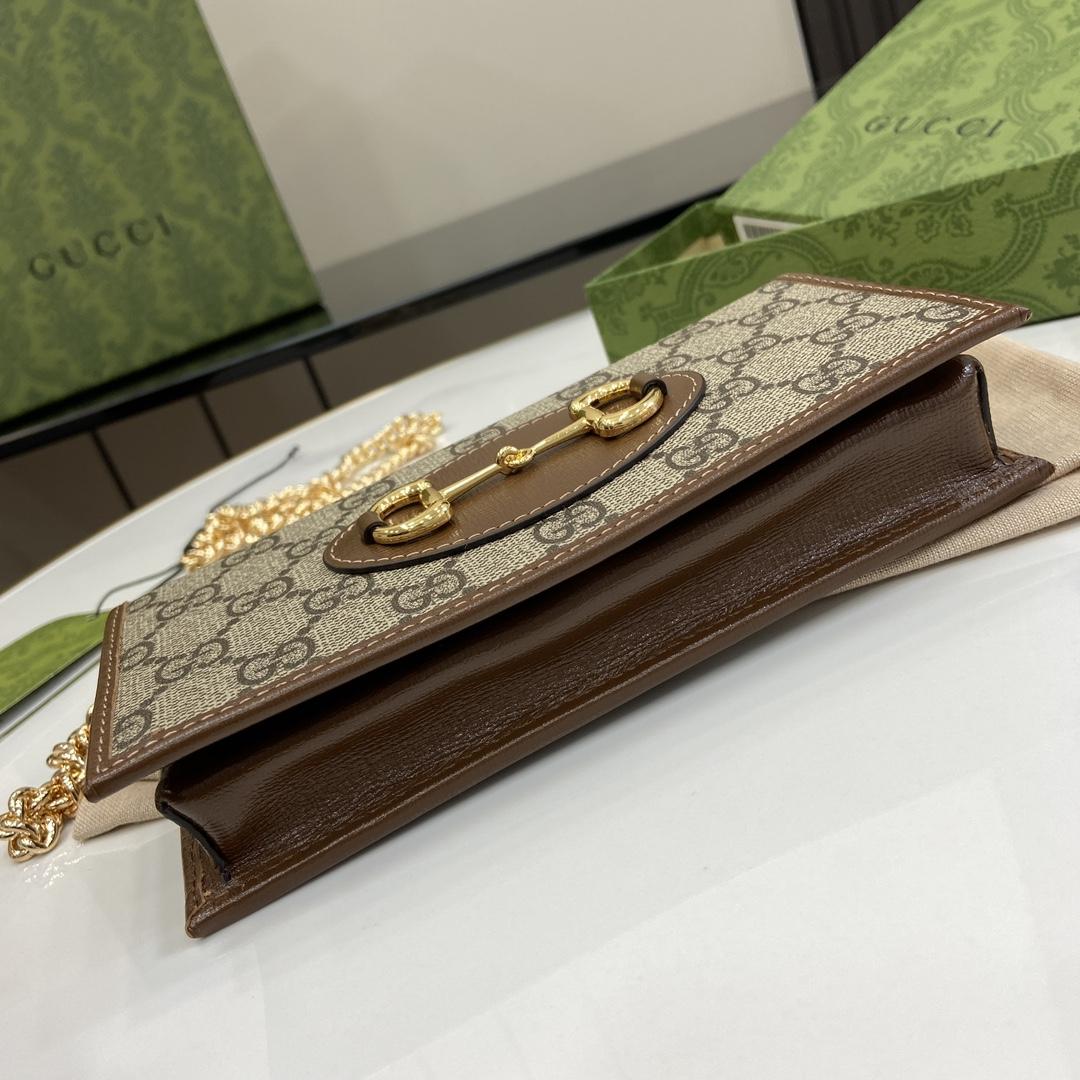 Gucci Horsebit 1955 Wallet With Chain - DopestKickz