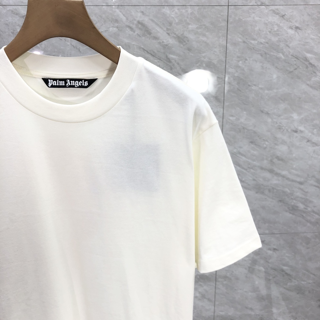 Palm Angels Burning Palm T-Shirt - DopestKickz