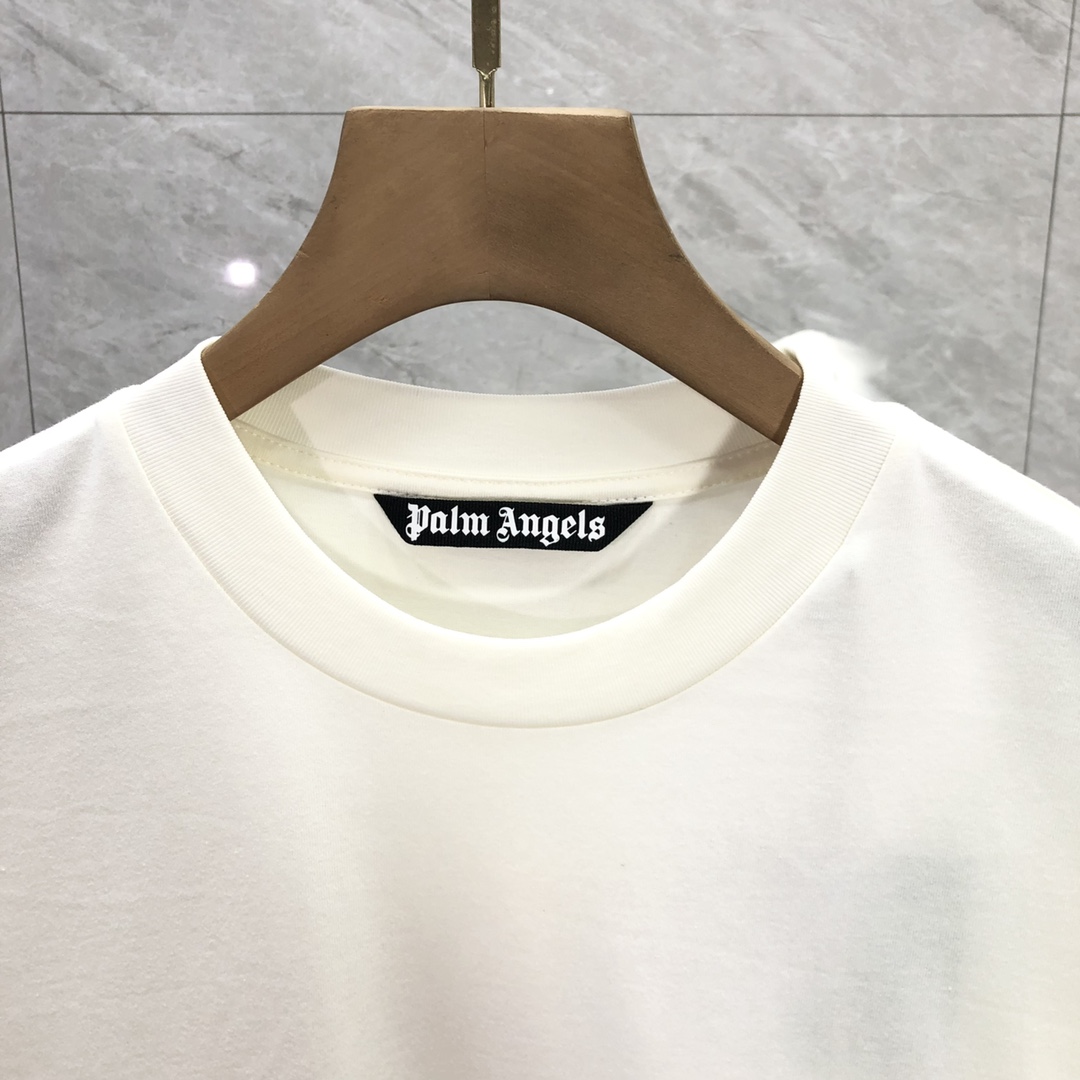 Palm Angels Burning Palm T-Shirt - DopestKickz