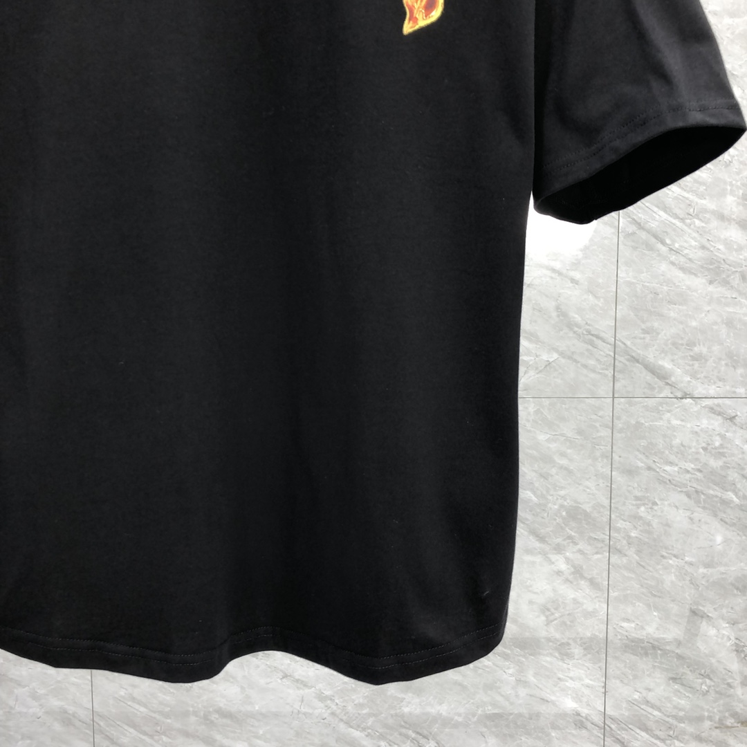 Palm Angels Burning Palm T-Shirt - DopestKickz