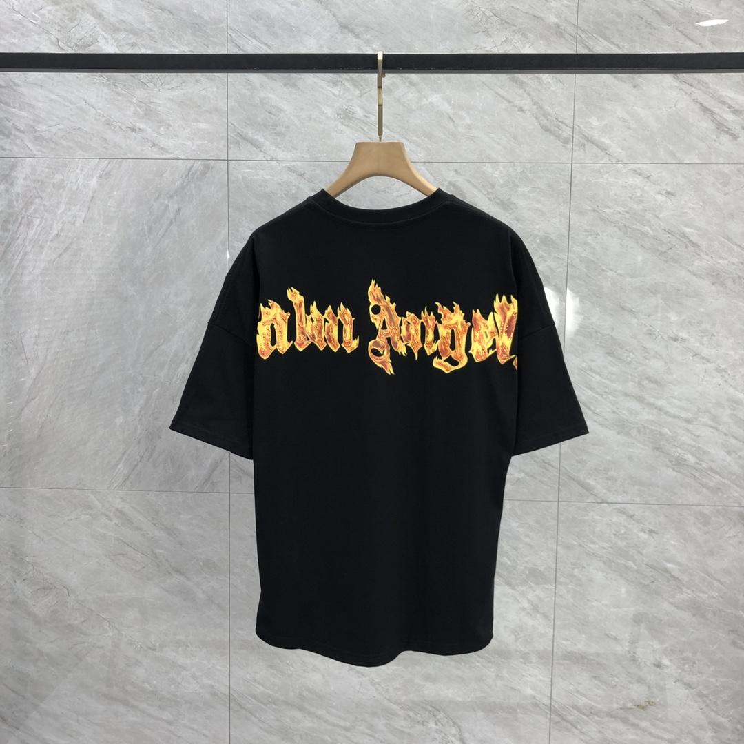 Palm Angels Burning Palm T-Shirt - DopestKickz