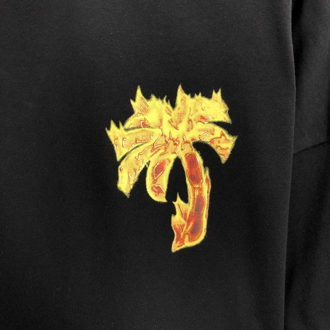 Palm Angels Burning Palm T-Shirt - DopestKickz