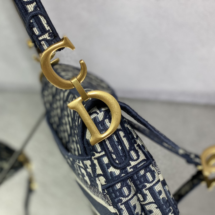Dior Oblique Saddle Bag   25cm - DopestKickz
