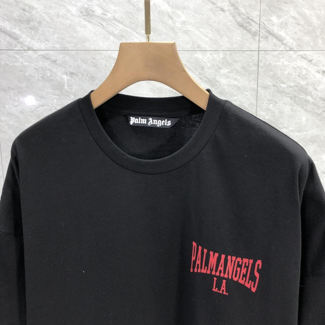Palm Angels College T-Shirt - DopestKickz
