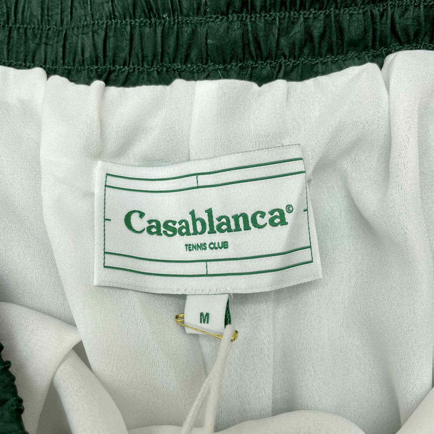 Casablanca Silk Shorts With Drawstring 'Unity Is Power'  CA3475 - DopestKickz