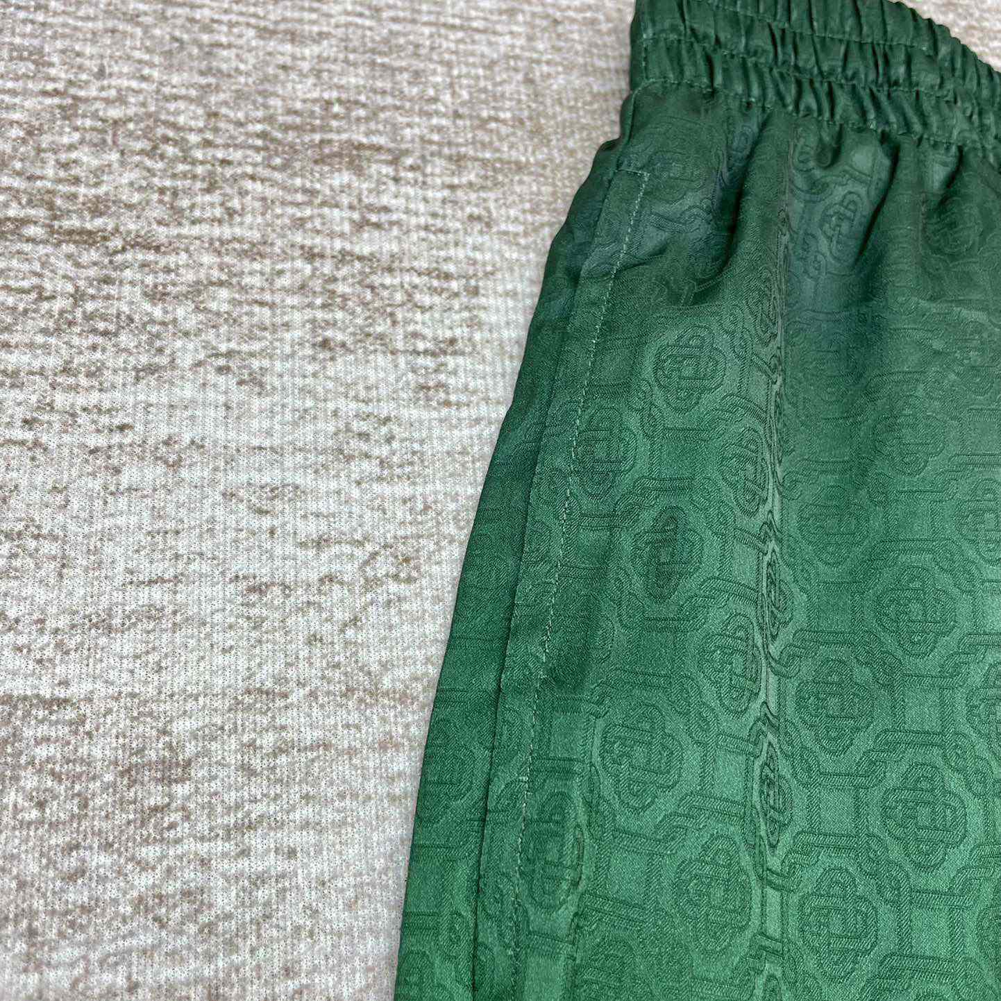 Casablanca Silk Shorts With Drawstring 'Unity Is Power'  CA3475 - DopestKickz