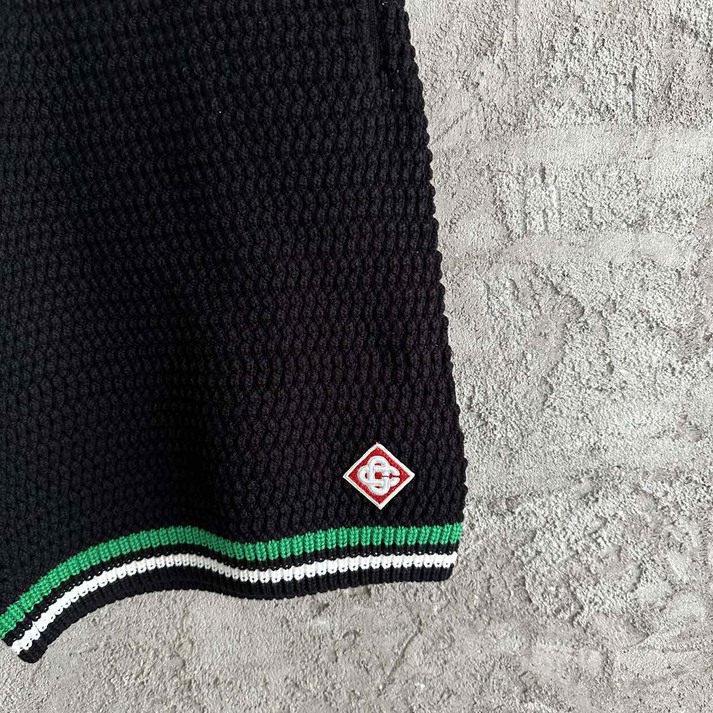 Casablanca Knit Cotton Tennis Shorts - DopestKickz