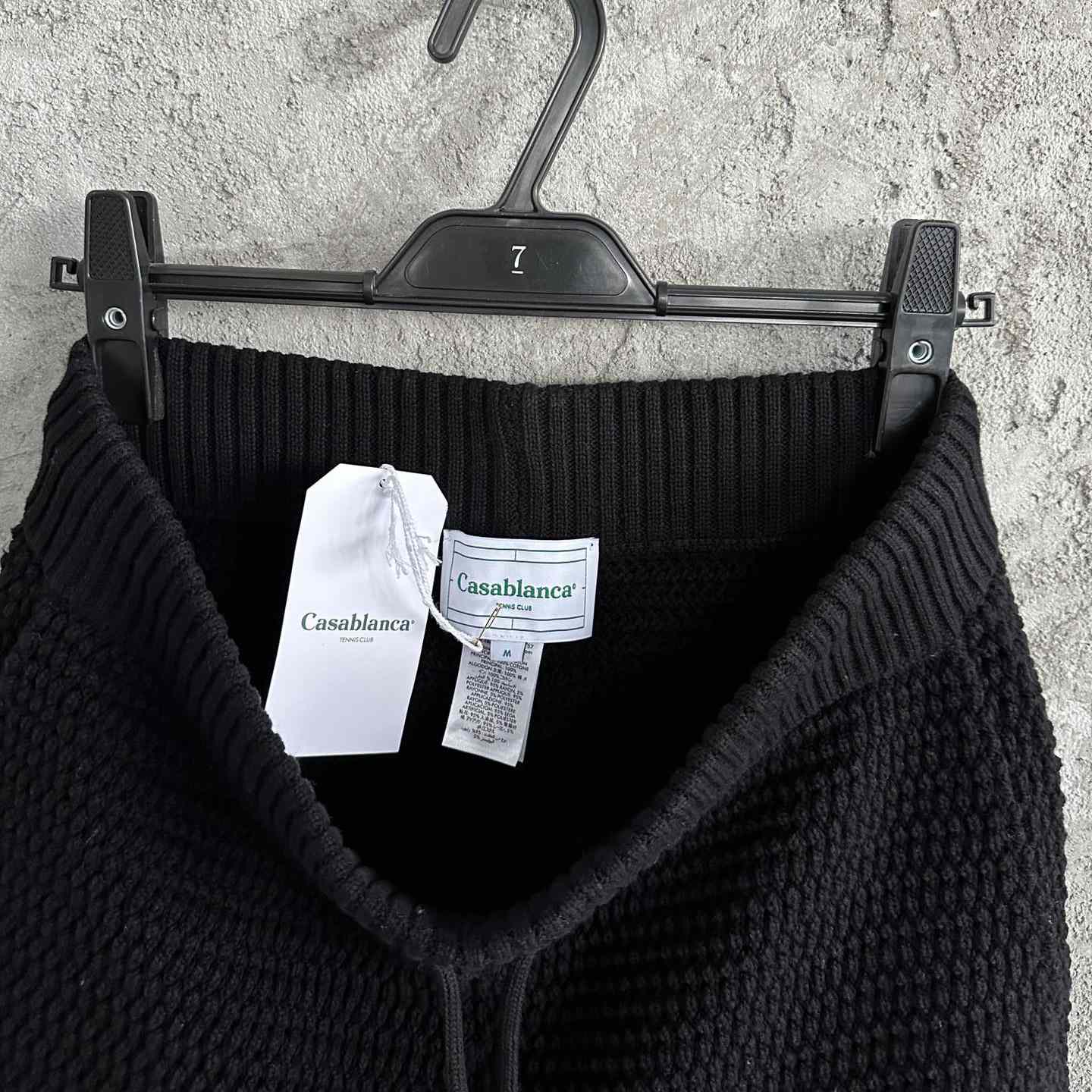 Casablanca Knit Cotton Tennis Shorts - DopestKickz