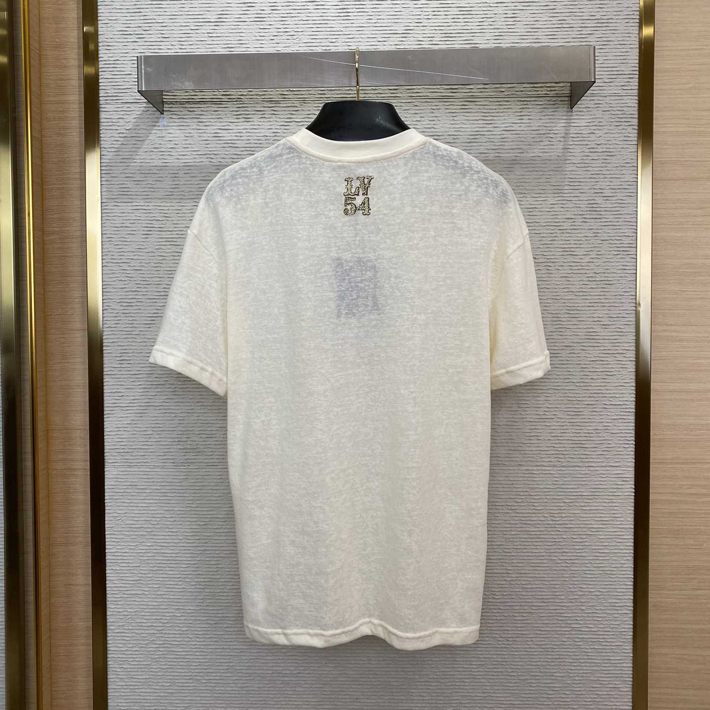 Louis Vuitton Graphic Cotton And Linen-Blend T-Shirt   1AFWUT - DopestKickz