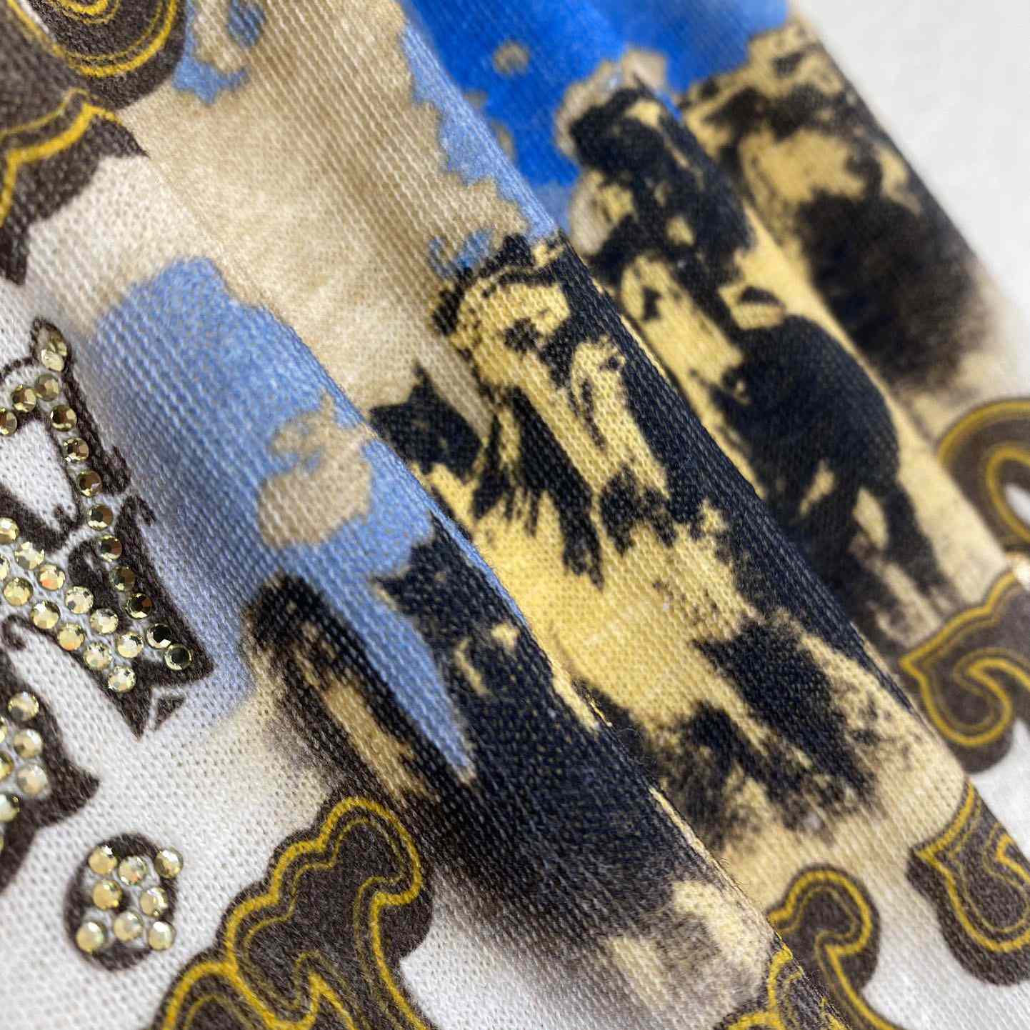 Louis Vuitton Graphic Cotton And Linen-Blend T-Shirt   1AFWUT - DopestKickz
