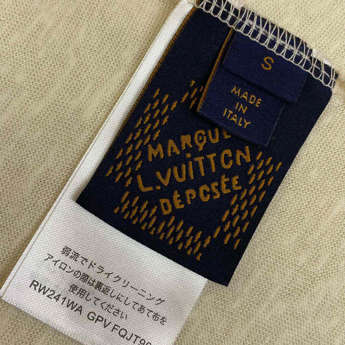 Louis Vuitton Graphic Cotton And Linen-Blend T-Shirt   1AFWUT - DopestKickz