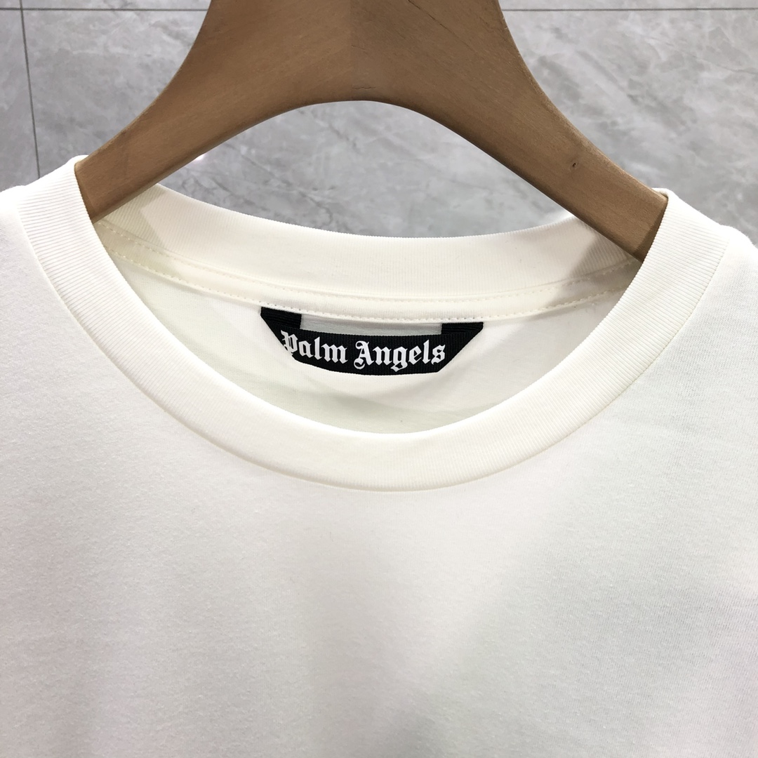 Palm Angels College T-Shirt - DopestKickz