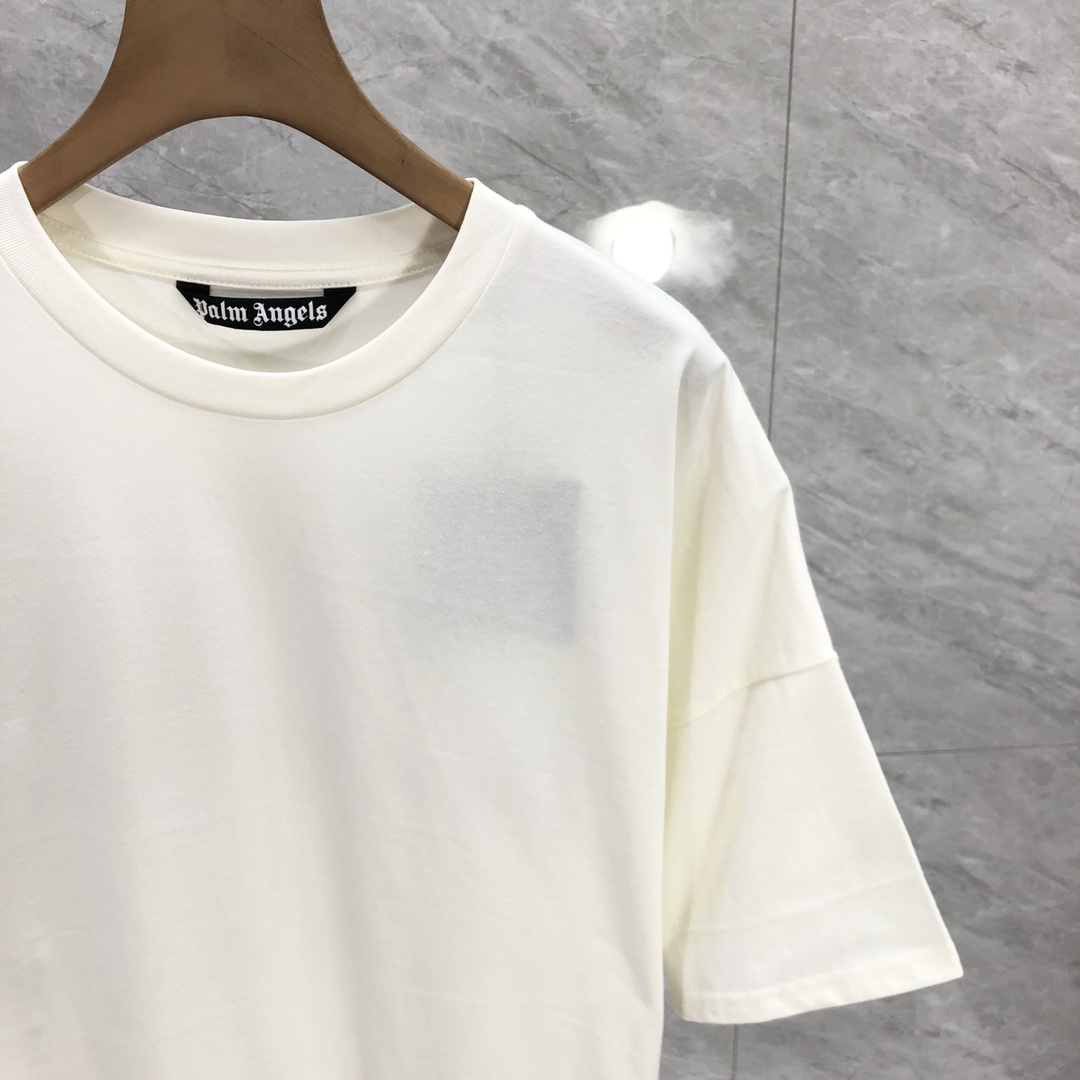 Palm Angels College T-Shirt - DopestKickz