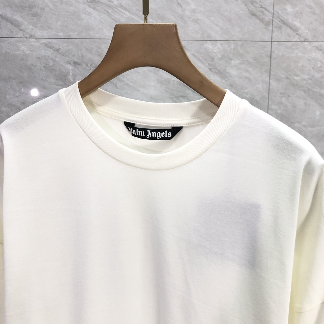 Palm Angels College T-Shirt - DopestKickz