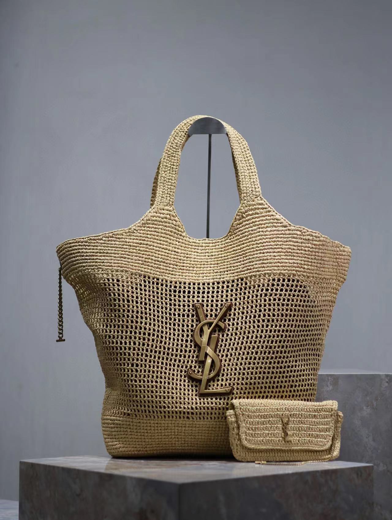 Saint Laurent Icare In Raffia - DopestKickz