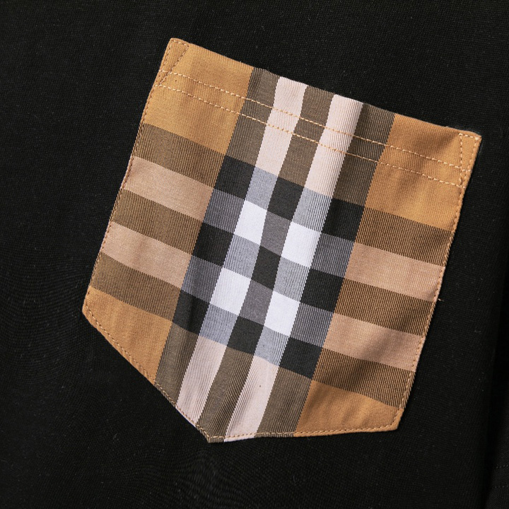 Burberry Check Pocket Cotton T-shirt - DopestKickz