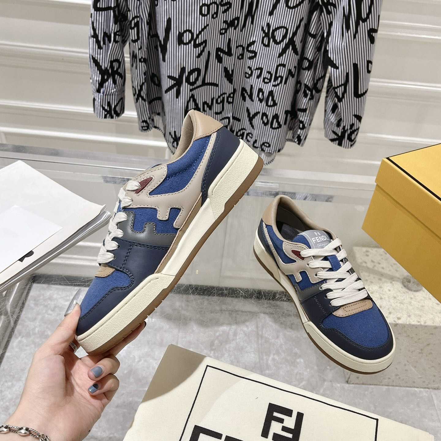 Fendi Match Sneakers - DopestKickz