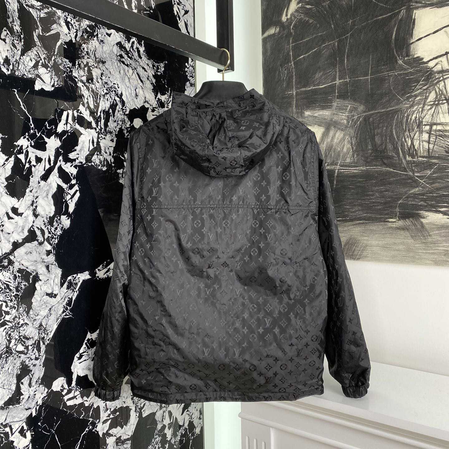 Louis Vuitton Monogram Reversible Nylon Windbreaker - DopestKickz