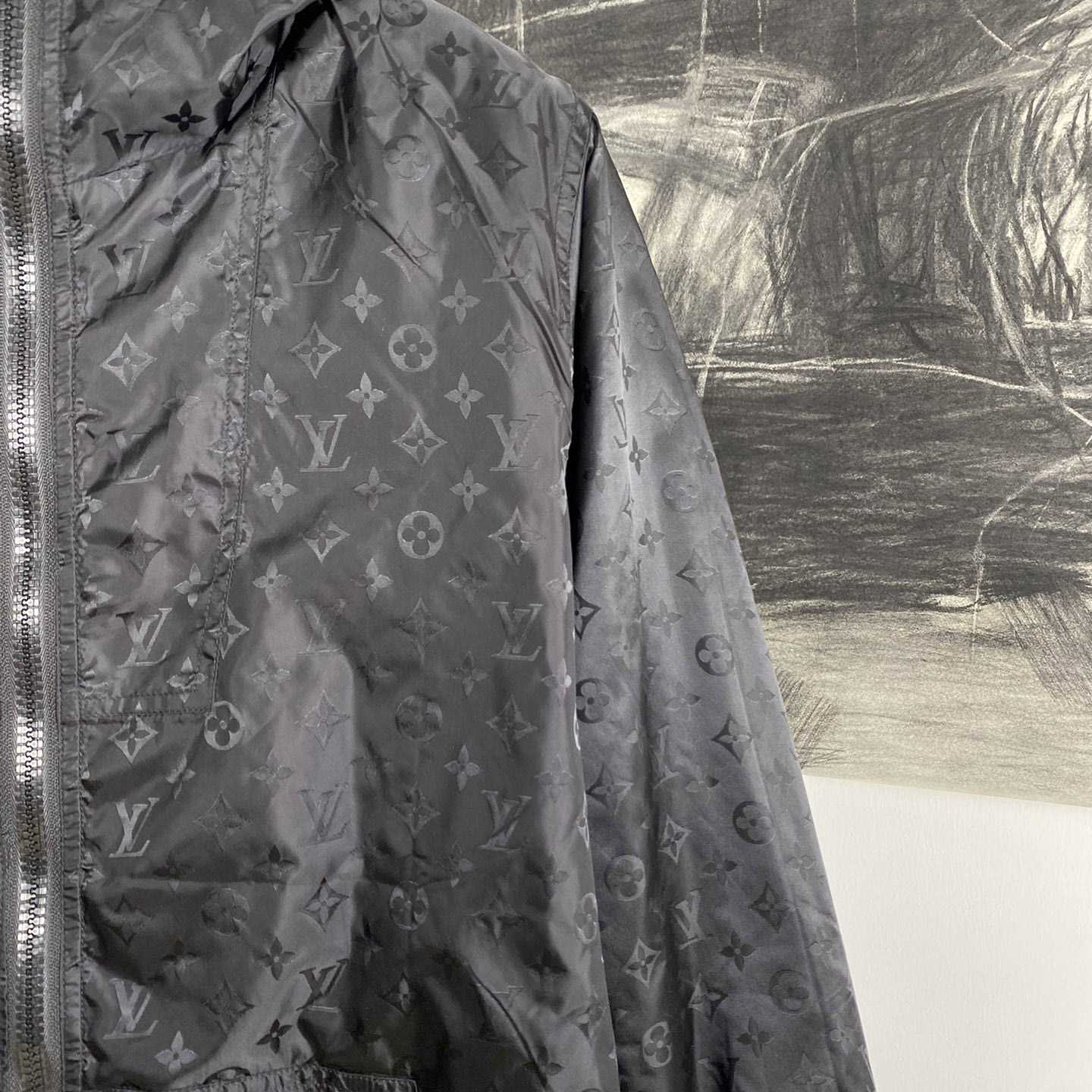 Louis Vuitton Monogram Reversible Nylon Windbreaker - DopestKickz