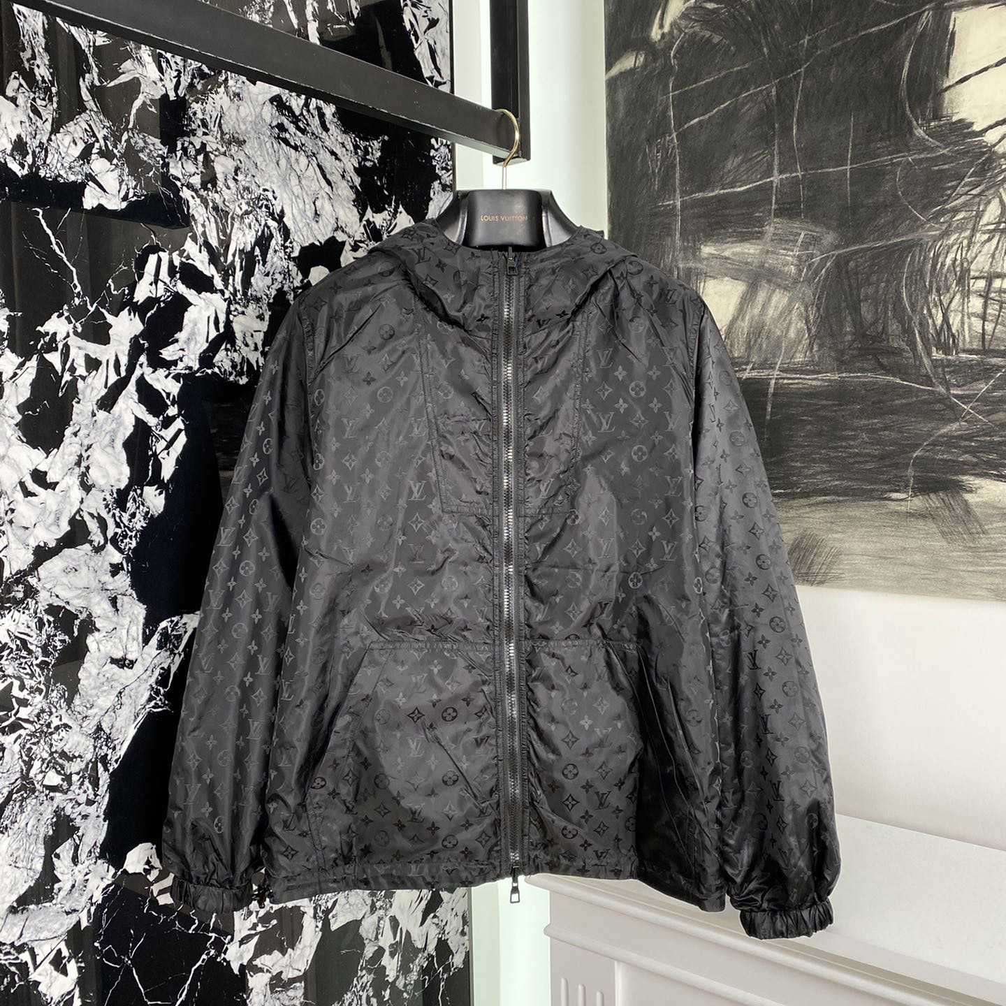 Louis Vuitton Monogram Reversible Nylon Windbreaker - DopestKickz